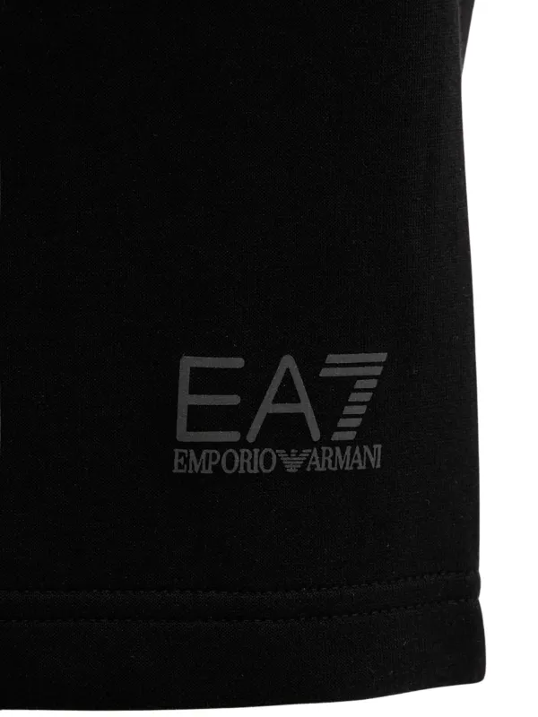 Spodenki dresowe męskie EA7 Emporio Armani Natural Black