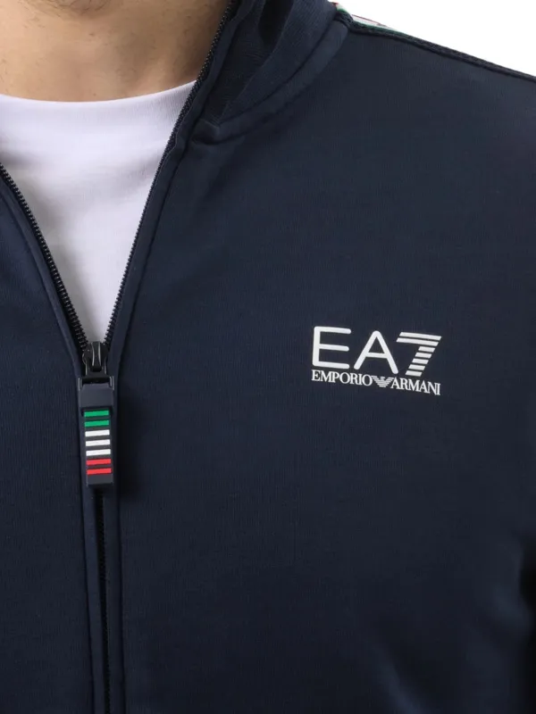 Komplet dresowy męski EA7 Emporio Armani Italian Blue