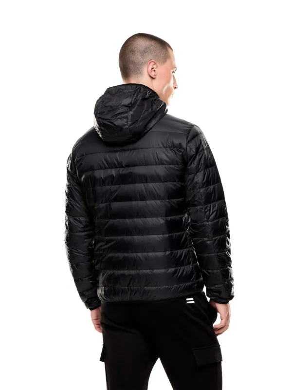 Kurtka puchowa męska EA7 Emporio Armani Core Identity Black