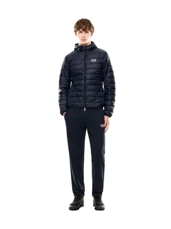 Kurtka puchowa męska EA7 Emporio Armani Core Identity Blue