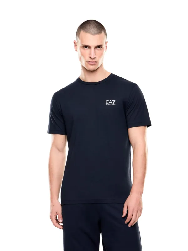 Koszulka męska EA7 Emporio Armani Core Identity Blue