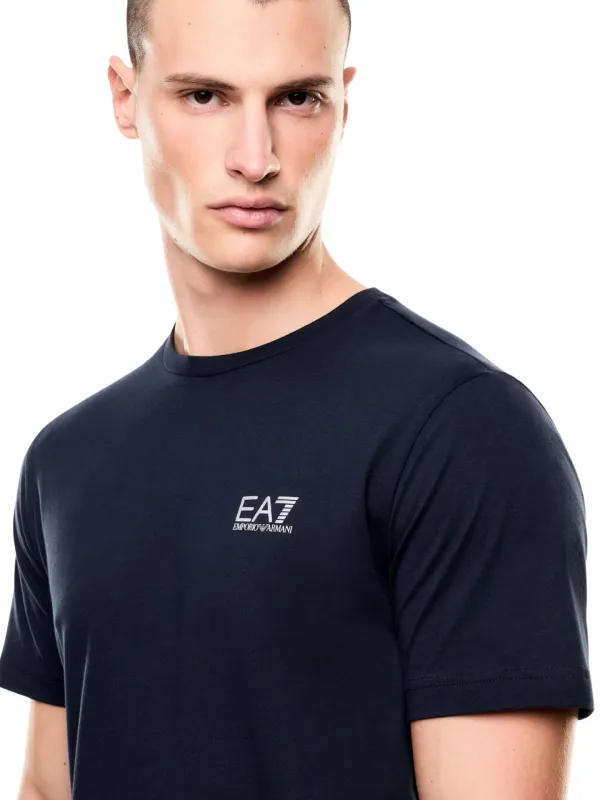 Koszulka męska EA7 Emporio Armani Core Identity Blue