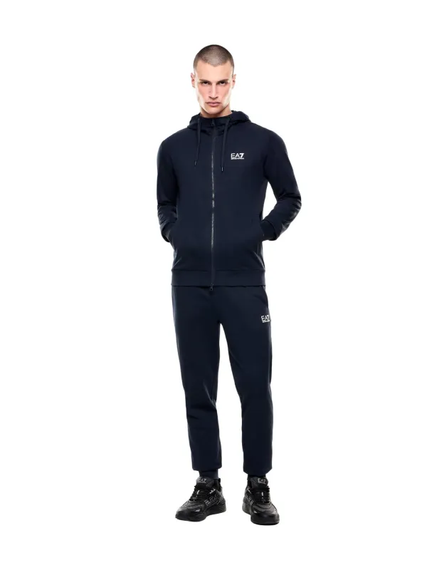 Komplet dresowy męski EA7 Emporio Armani Core Identity Blue