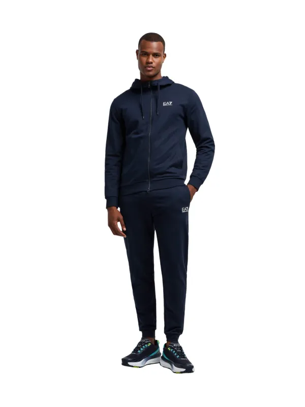 Komplet dresowy męski EA7 Emporio Armani Core Identity Blue