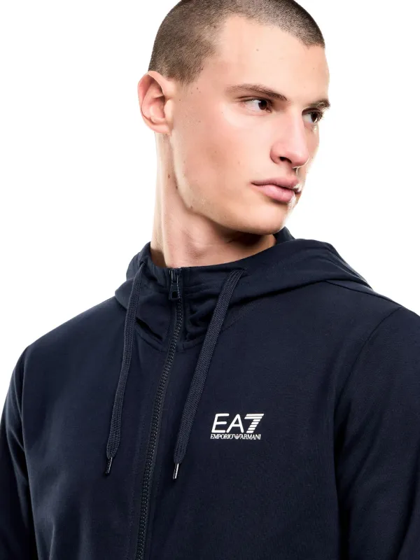 Komplet dresowy męski EA7 Emporio Armani Core Identity Blue