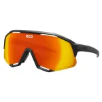 Okulary Koo Demos Black Matt / Red Mirror