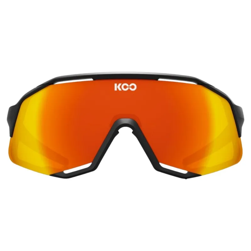 Okulary Koo Demos Black Matt / Red Mirror