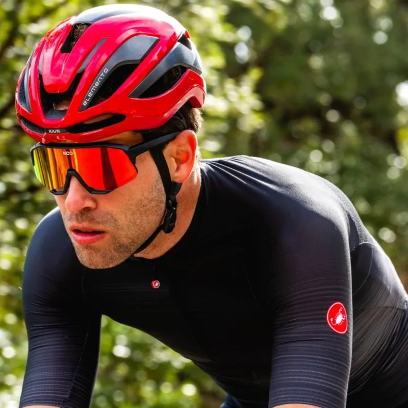 Okulary Koo Demos Black Matt / Red Mirror