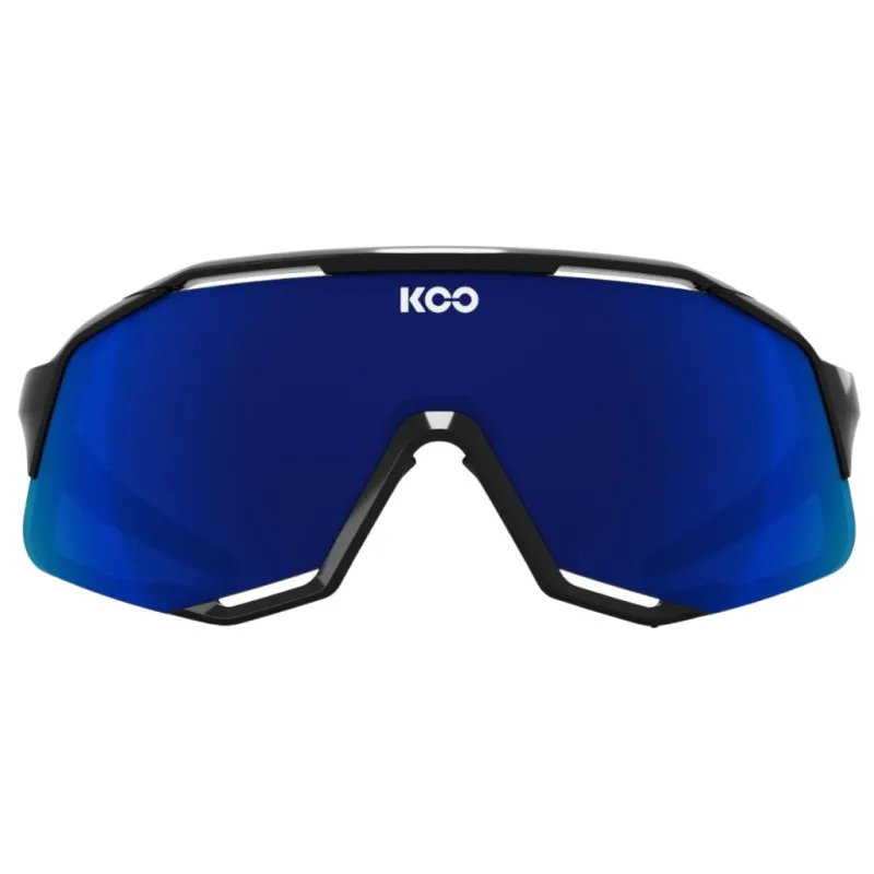 Okulary Koo Demos Black Blue / Blue Sky Mirror