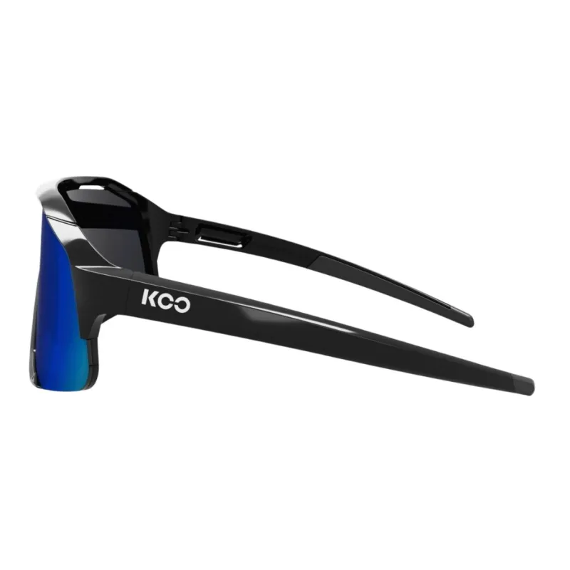 Okulary Koo Demos Black Blue / Blue Sky Mirror