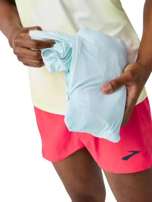 Kurtka męska Brooks Canopy Jacket Packable jasnoniebieska