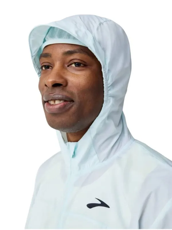 Kurtka męska Brooks Canopy Jacket Packable jasnoniebieska