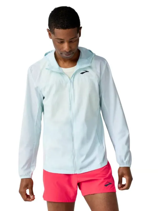 Kurtka męska Brooks Canopy Jacket Packable jasnoniebieska