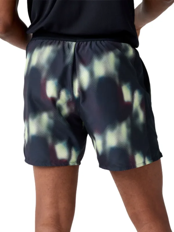 Spodenki męskie Brooks Dash Short Printed czarne