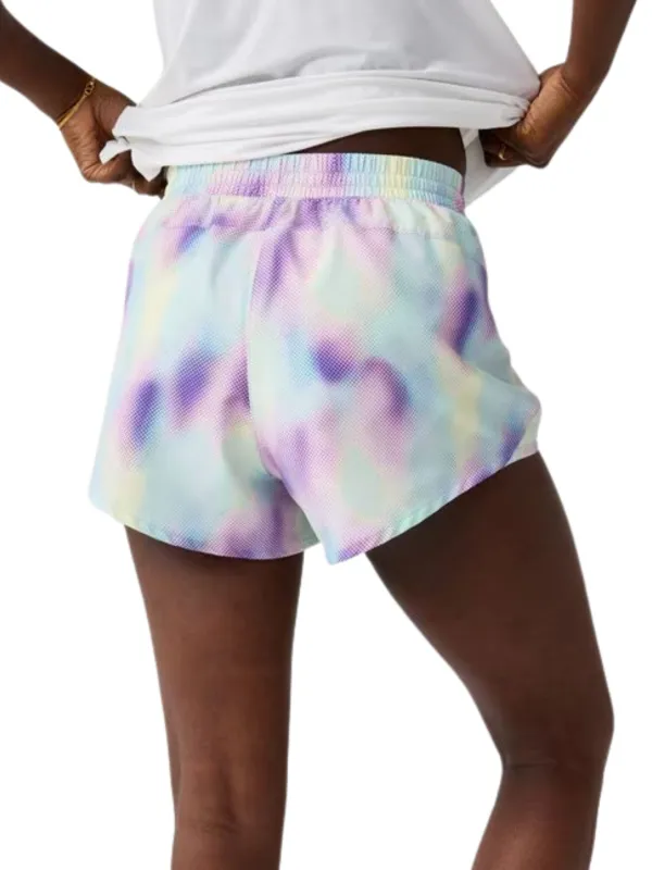 Spodenki damskie Brooks Dash Short Printed grafitowo-zielone
