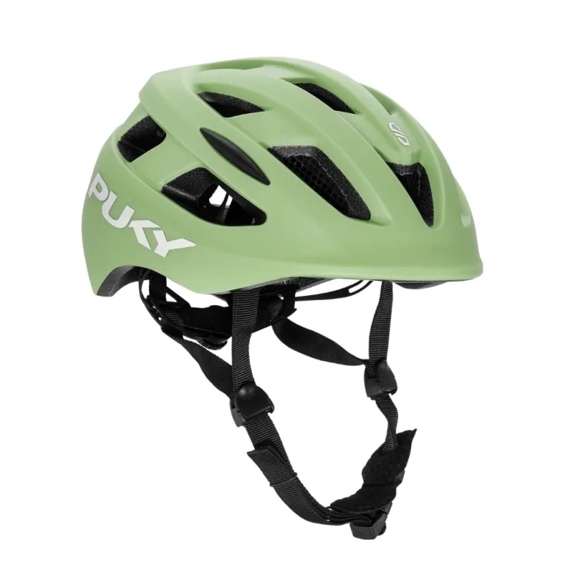 Kask rowerowy PUKY retro green