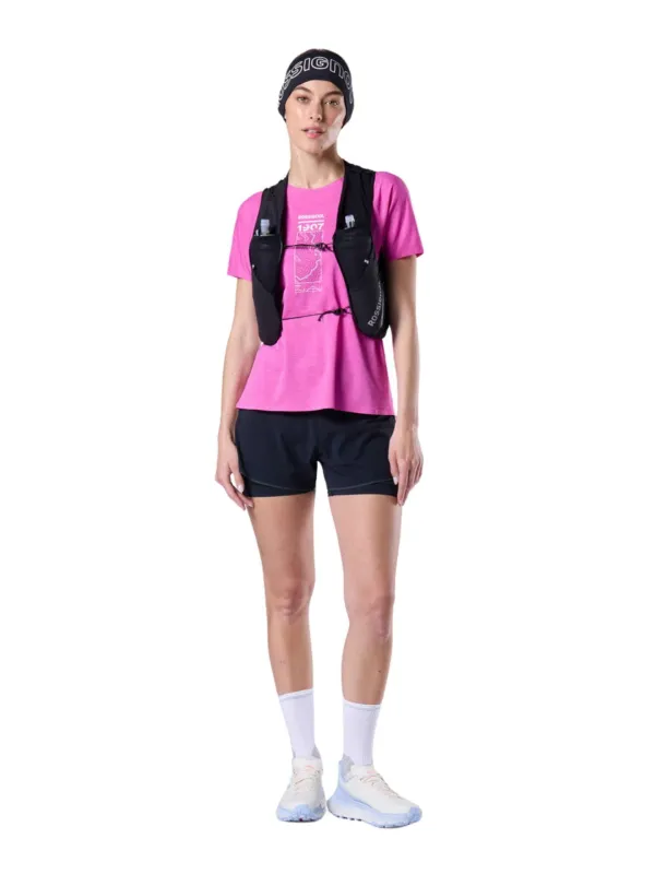 Koszulka damska Rossignol Sapa Ultra Tee electric fuchsia