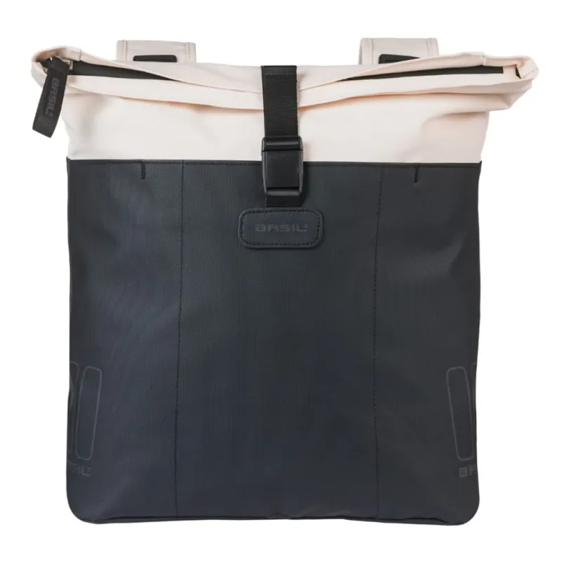 Sakwa podwójna Basil Vive Double Pannier Bag 28-35L white/black