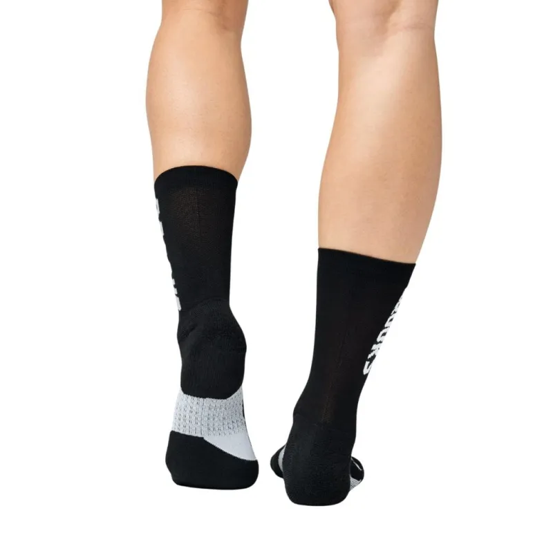 Skarpety długie Brooks Ghost Crew czarno-białe