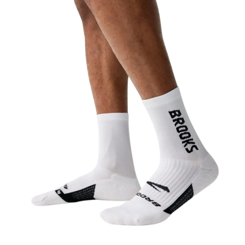 Skarpety długie Brooks Ghost Crew białe