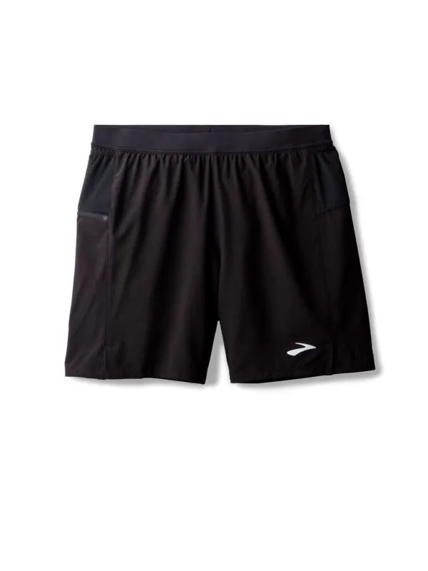 Spodenki męskie Brooks Journey 7" 2-in-1 Short czarne