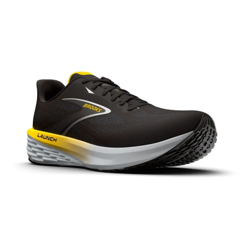 Buty do biegania męskie Brooks Launch 12 czarno-żółte