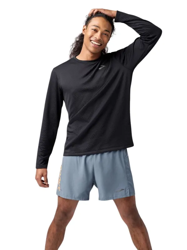 Koszulka męska termiczna z długim rękawem Brooks Notch Thermal Long Sleeve 3.0 czarna