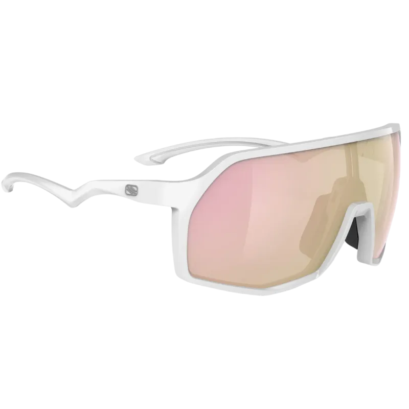 Okulary rowerowe Rudy Project Thunder White Gloss Multilaser Rose Gold