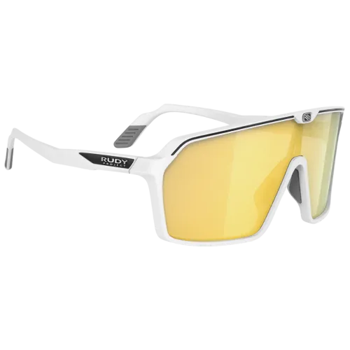 Okulary rowerowe Rudy Project Spinshield White Matte Multilaser Gold