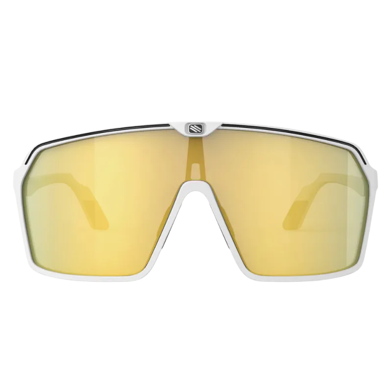 Okulary rowerowe Rudy Project Spinshield White Matte Multilaser Gold