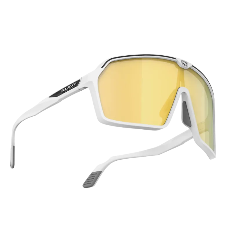 Okulary rowerowe Rudy Project Spinshield White Matte Multilaser Gold