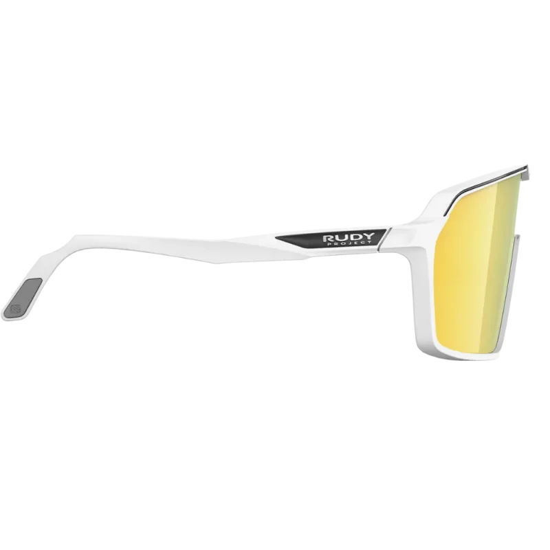 Okulary rowerowe Rudy Project Spinshield White Matte Multilaser Gold