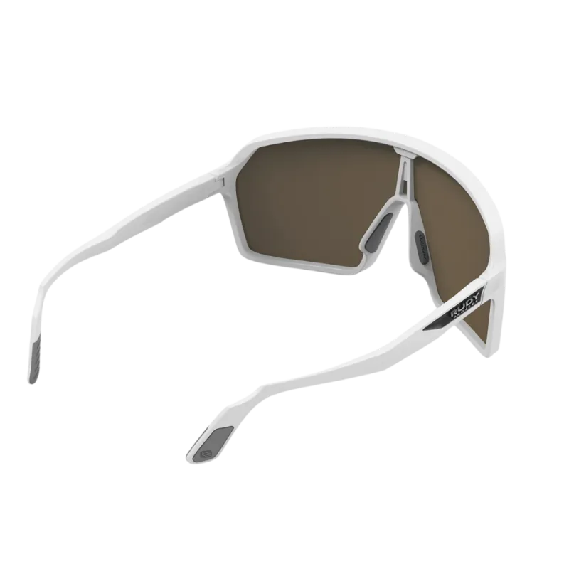 Okulary rowerowe Rudy Project Spinshield White Matte Multilaser Gold