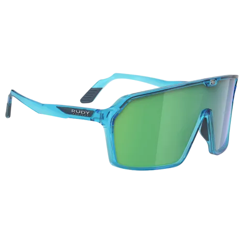 Okulary rowerowe Rudy Project Spinshield Crystal Azur Multilaser Green