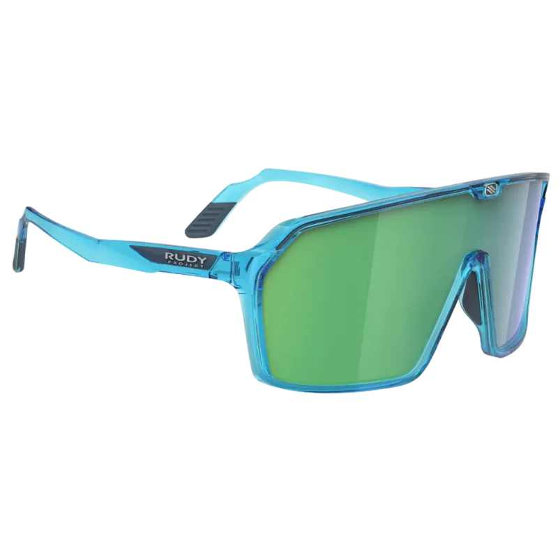 Okulary rowerowe Rudy Project Spinshield Crystal Azur Multilaser Green