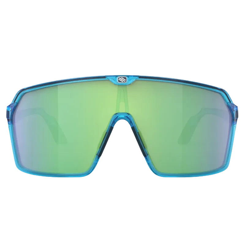 Okulary rowerowe Rudy Project Spinshield Crystal Azur Multilaser Green