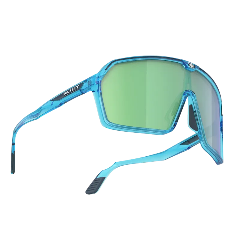 Okulary rowerowe Rudy Project Spinshield Crystal Azur Multilaser Green