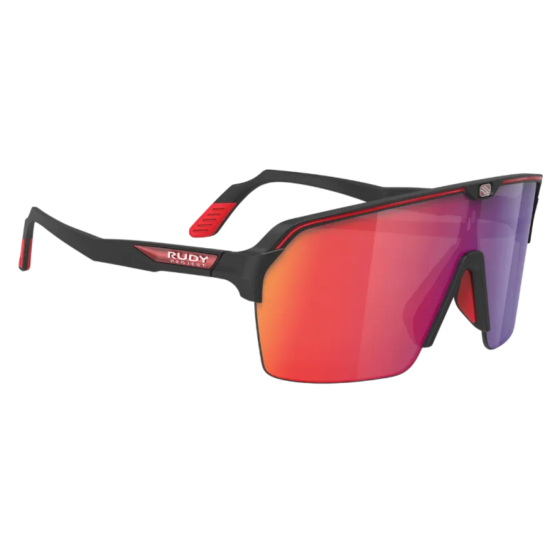 Okulary rowerowe Rudy Project Spinshield Air Black Matte Multilaser Red