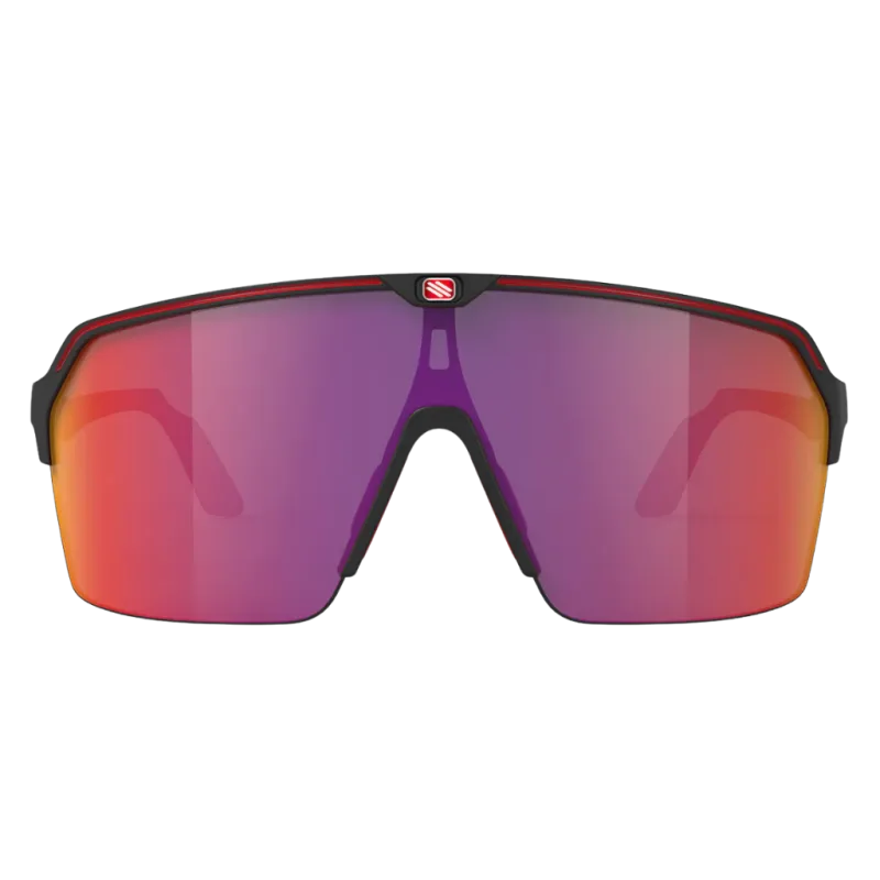 Okulary rowerowe Rudy Project Spinshield Air Black Matte Multilaser Red