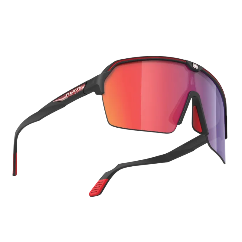 Okulary rowerowe Rudy Project Spinshield Air Black Matte Multilaser Red