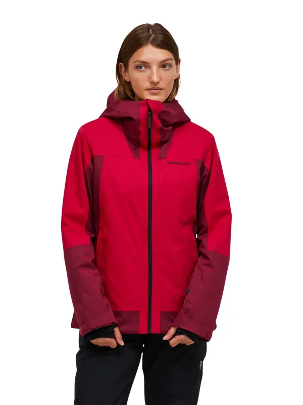 Kurtka Peak Performance damska W Rider Tech Insulated Jacket Vertical Zenith