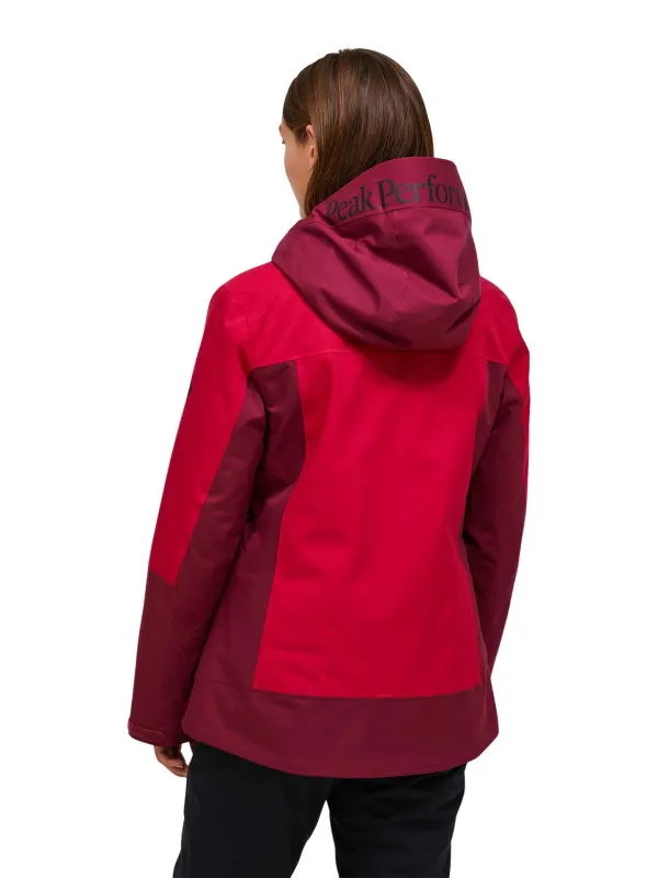 Kurtka Peak Performance damska W Rider Tech Insulated Jacket Vertical Zenith
