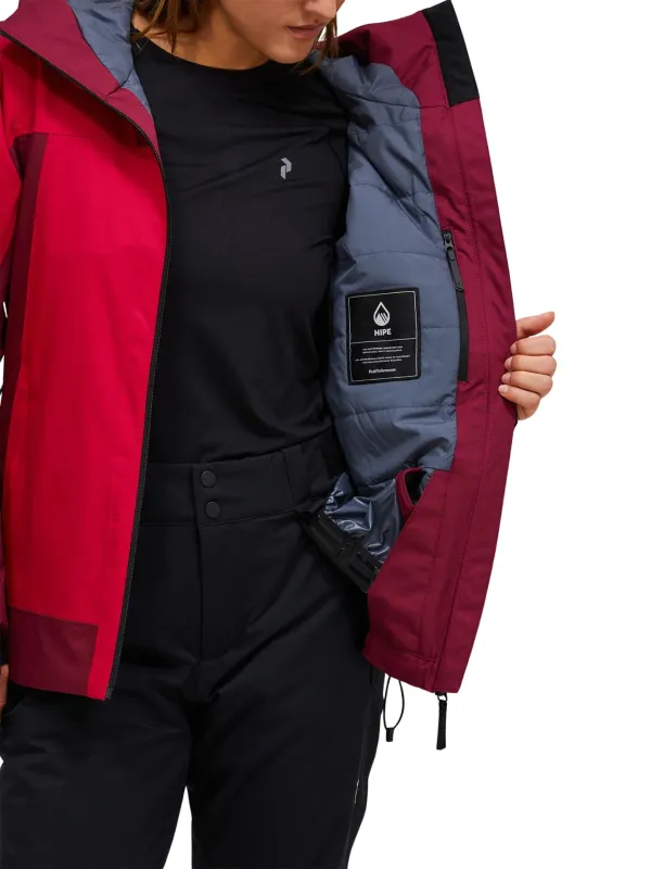 Kurtka Peak Performance damska W Rider Tech Insulated Jacket Vertical Zenith