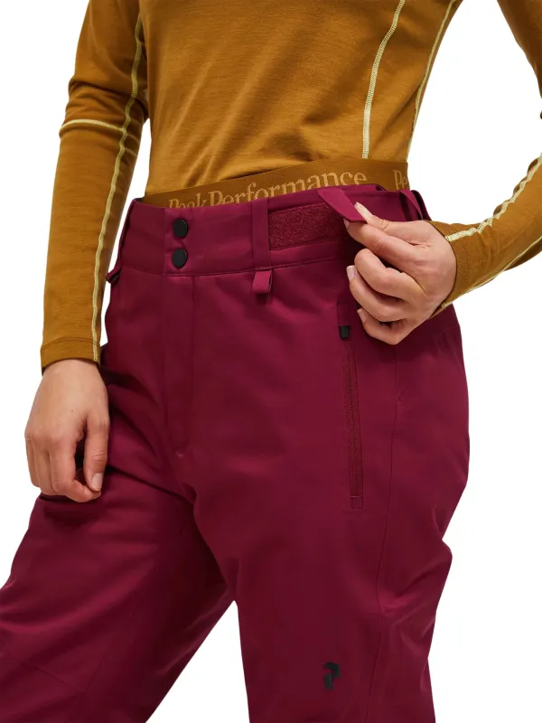 Spodnie Peak Performance damskie W Shred Insulated Pants Vertical Zenith