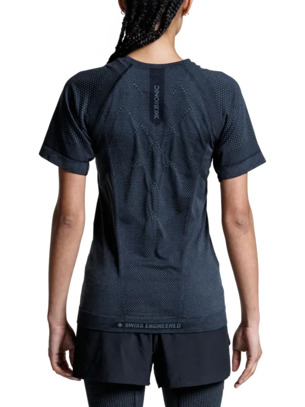 Koszulka damska X-BIONIC Xceed Run Shirt black/rhino grey