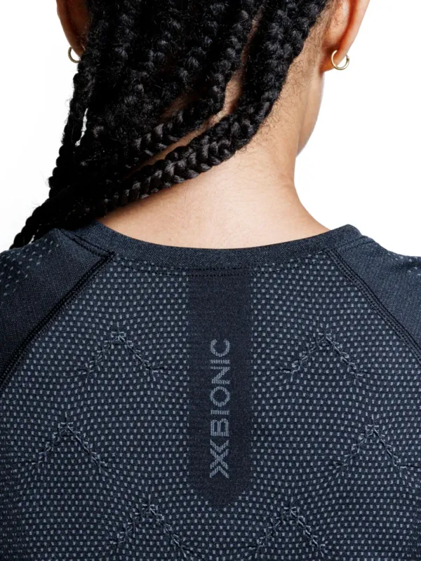 Koszulka damska X-BIONIC Xceed Run Shirt black/rhino grey