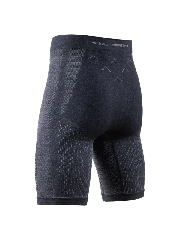 Spodenki męskie X-BIONIC Xceed Run Short Tights black/rhino grey