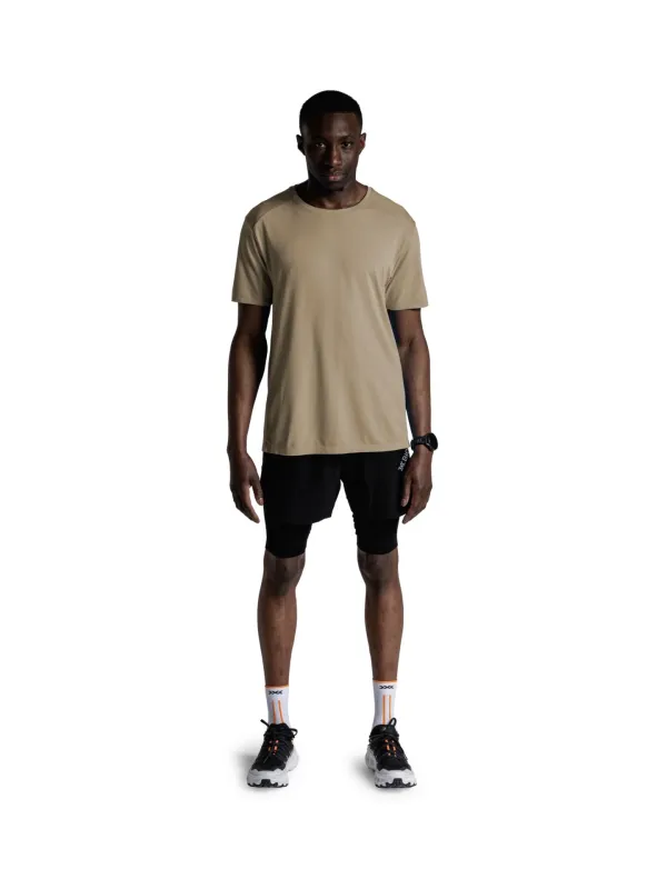 Koszulka męska X-BIONIC Xceed Run Discover Shirt sand