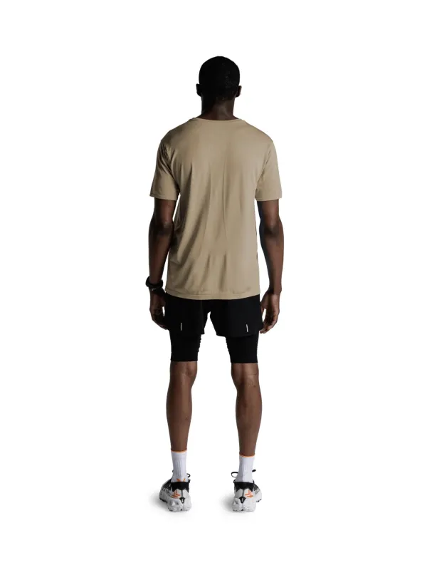 Koszulka męska X-BIONIC Xceed Run Discover Shirt sand