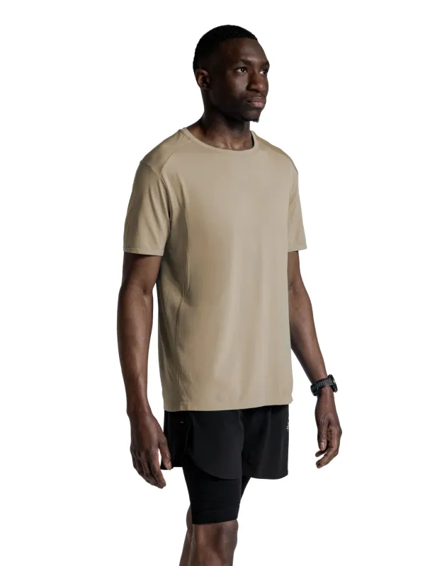 Koszulka męska X-BIONIC Xceed Run Discover Shirt sand